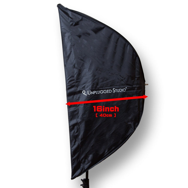 [AUSTRALIA] - UNPLUGGED STUDIO 24" X 36"/ 60cm X 90cm Umbrella Rectangle Softbox with Carrying Bag for Portrait or Product Photography SB-090 24" X 36"/ 60cm X 90cm Rectangle 