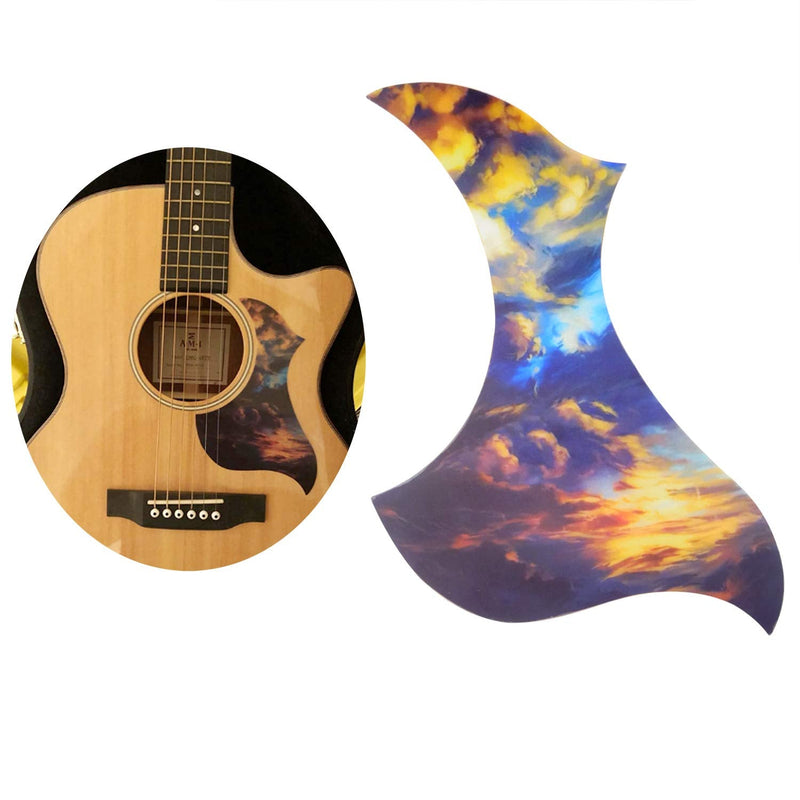 [AUSTRALIA] - Honbay 1PCS Self Adhesive Anti-Scratch Hummingbird and Water Shaped Acoustic Guitar Pickguard 