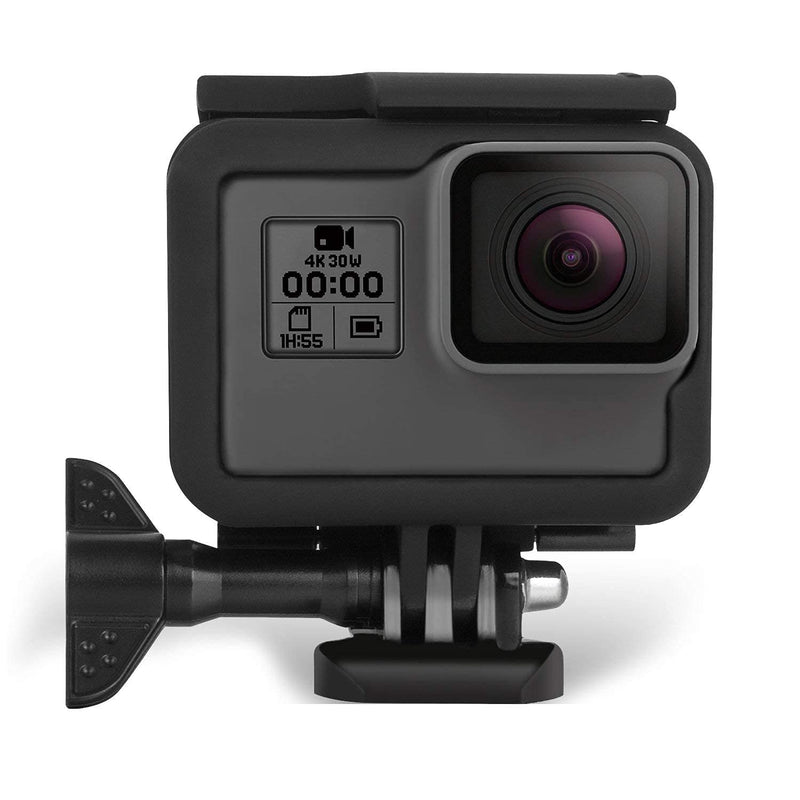 [AUSTRALIA] - Kourpar Protective Housing Case Compatible with GoPro Hero7 Black Camera Frame Protector for Hero 7 Silver Holder Mounts for Hero7 White Border for Go pro Hero 6 Black Shell Fit go-pro Hero 5 