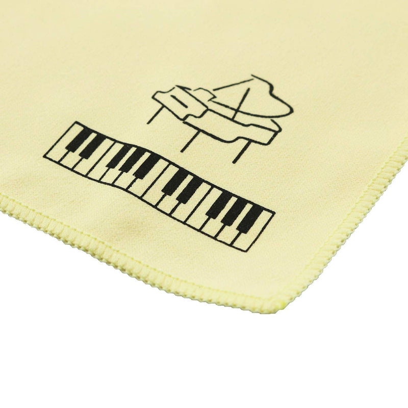 Ruiwaer Yellow Piano Key Cover Keyboard Dust Proof Flannel Cloth for 88 Keys Electronic Keyboard, Digital Piano, Yamaha, Casio, Roland, Consoles