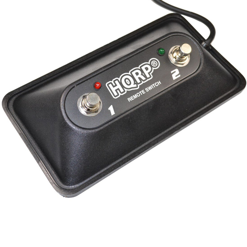 [AUSTRALIA] - HQRP 2-Button Guitar Amp Footswitch compatible with Peavey 03022920 fits Nashville, ValveKing, Windsor, 6505 Head, 6505 112 Combo amps 