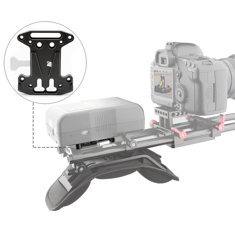 CAMVATE V-Lock Mount Quick Release Plate for Blackmagic URSA Mini,DJI Ronin M/MX