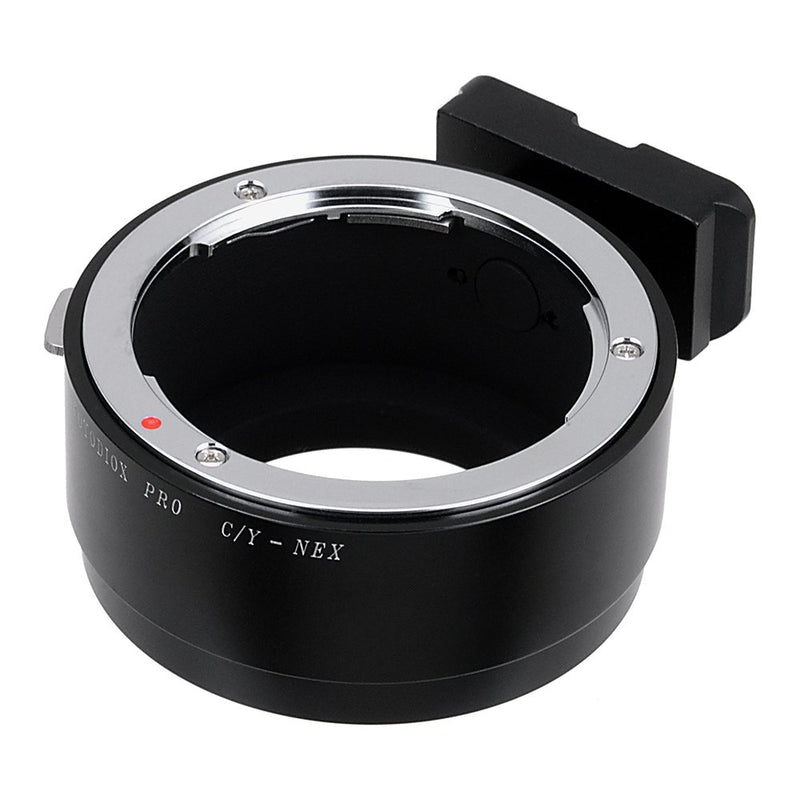 Fotodiox Pro Lens Mount Adapter, Contax/Yashica (CY, C/Y) Lenses to Sony E-Mount Mirrorless Camera Adapter - for Sony Alpha E-Mount Camera Bodies (APS-C & Full Frame Such as NEX-5, NEX-7, a7, a7II)