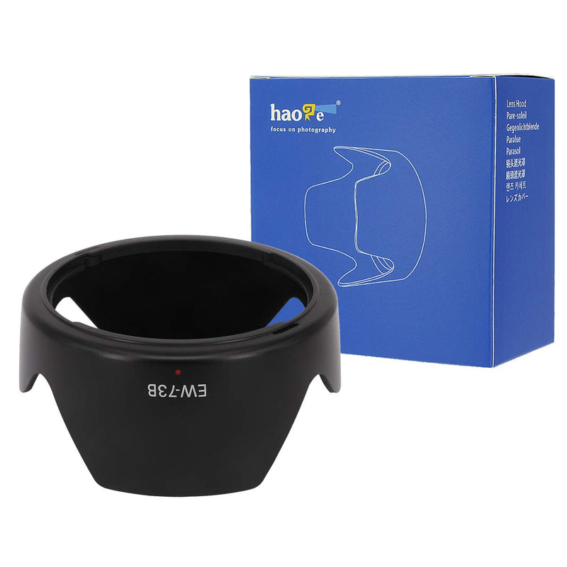 Haoge Bayonet Flocking Petal Flower Lens Hood for EF-S 17-85mm f4-5.6 is USM and Canon EF-S 18-135mm f3.5-5.6 is, is STM Lens Replaces Canon EW-73B