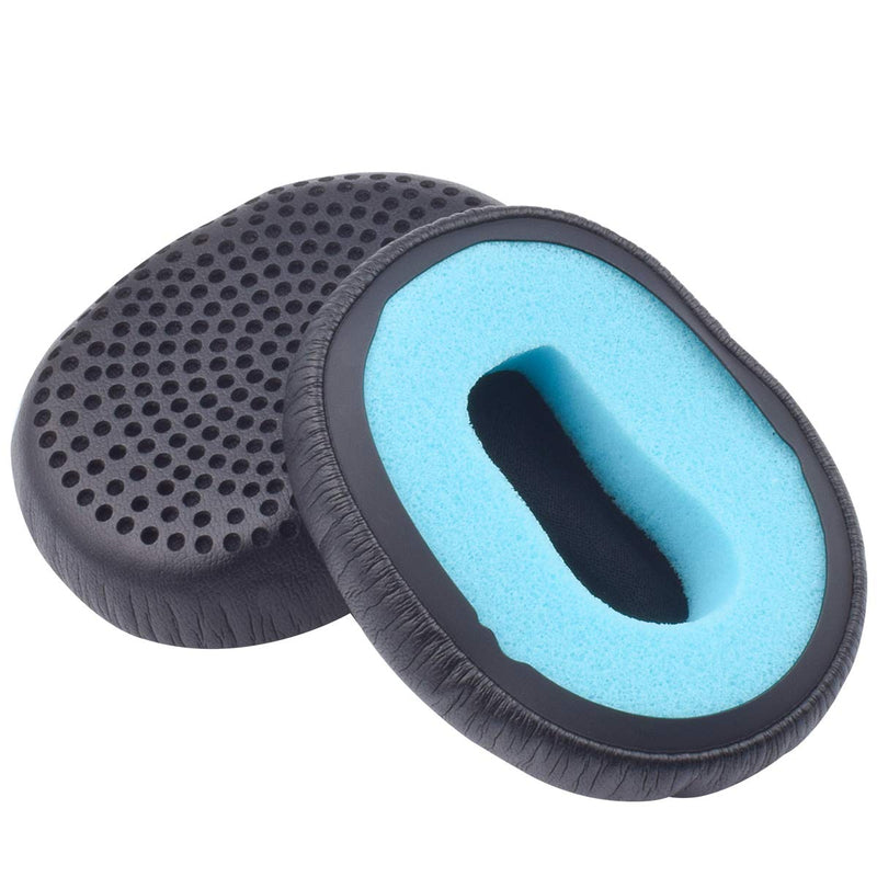 Sqrmekoko Replacement Ear Pads Cushions Compatible with Riff Wireless On-Ear Headphones (Black) Black