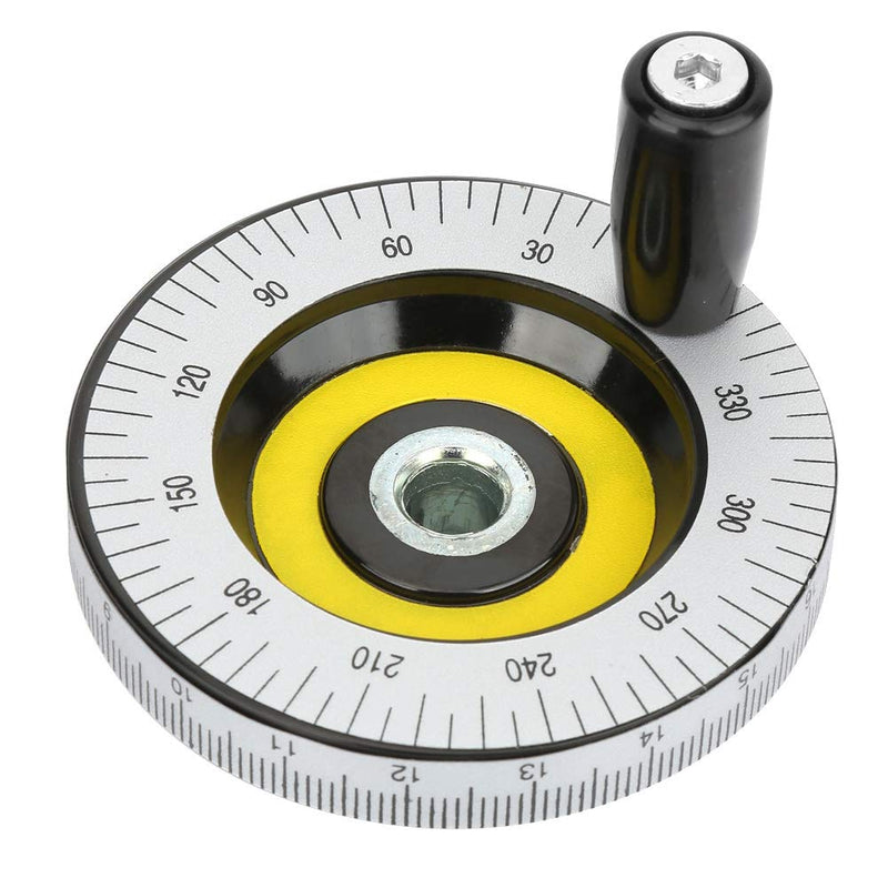 Hand Wheel,1pcs 80mm Solid Bakelite Hand Wheel Scale Handwheel Machinery Accessaries for Milling Machine,Lathes,Grinders,etc
