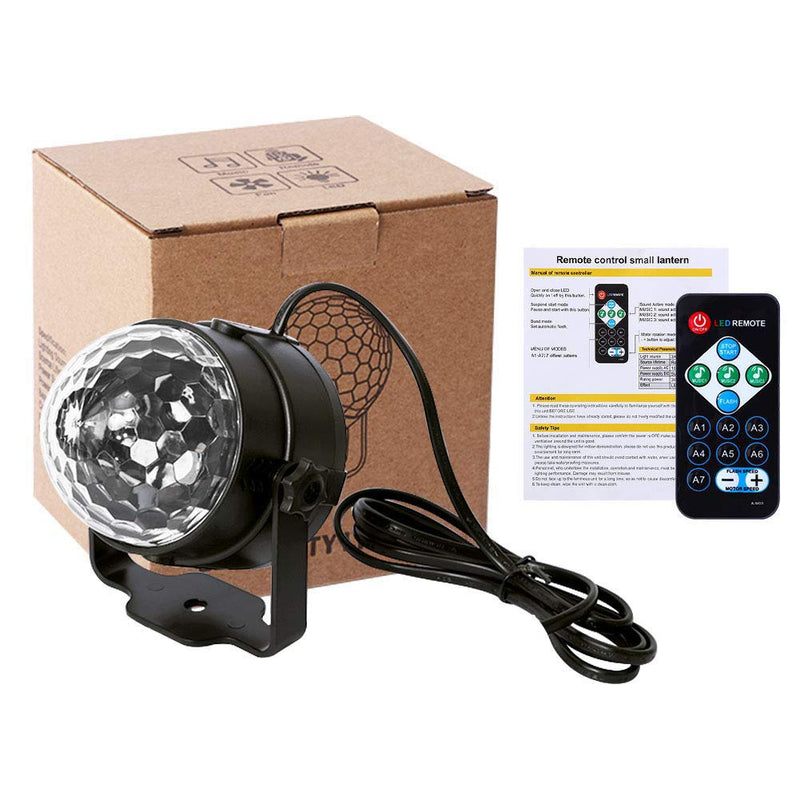 [AUSTRALIA] - U`King UV Disco Ball Light LED Party Lighting Black Lights with Sound Activated and Remote Control Strobe Lights for Indoor Home Room Decorations Club Bar DJ Parties Wedding 