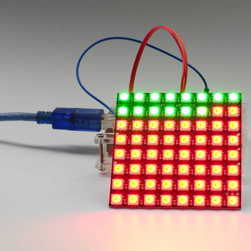 [AUSTRALIA] - Geekstory 8X8 LED Matrix WS2812 5050 RGB 64 Pixels Led Matrix with Integrated Drivers for Arduino 