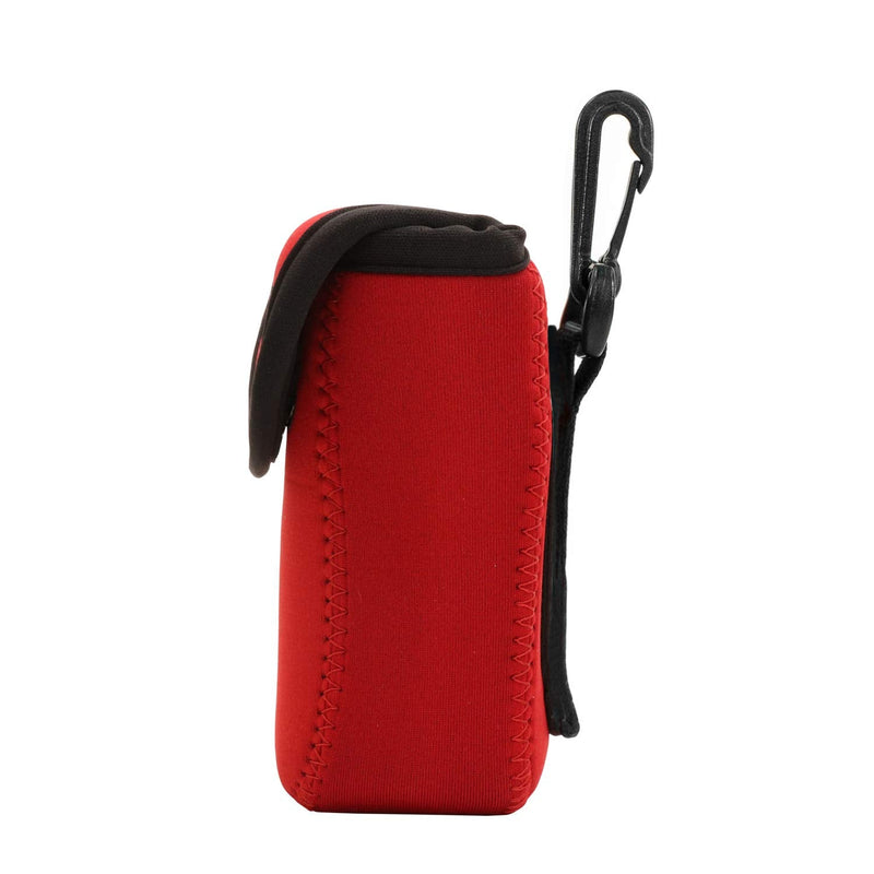 MegaGear Ultra Light Neoprene Camera Case Compatible with Canon PowerShot G7 X Mark III, G5 X Mark II, G7 X Mark II, Nikon Coolpix AW130, S9900, Canon PowerShot G7 X Red
