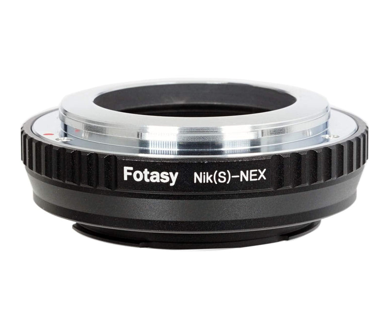 Fotasy Nikon S/Contax RF (Outer Bayonet) Rangerfinder Lens to Sony E-Mount Adapter, Compatible with Sony NEX-5T NEX-6 NEX-7 a3000 a3500 a5000 a5100 a6000 a6100 a6300 a6400 a6500 etca3000 Contax RF - E-Mount