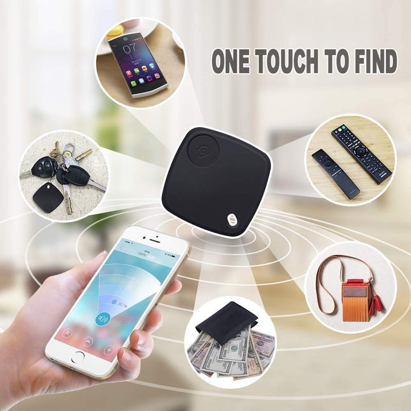 Key Finder, Bluetooth Tracker, Bluetooth Phone Finder Item Tracker for Android/iOS, Anti-Lost Alarm Item Finder Locator for Keys, Backpacks, Phones, Wallets