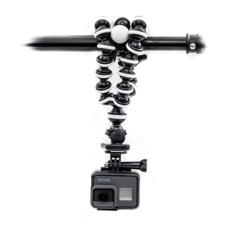 Digicharge Octopus Flexible Tripod Camera + Action Cam Mount Stand, Compatible With GoPro Hero9 Hero8 HERO 9 8 7 6 FUSION Akaso Brave 5 4 Apeman Fitfort Crosstour Davola Dragon Touch Jeemak Cam