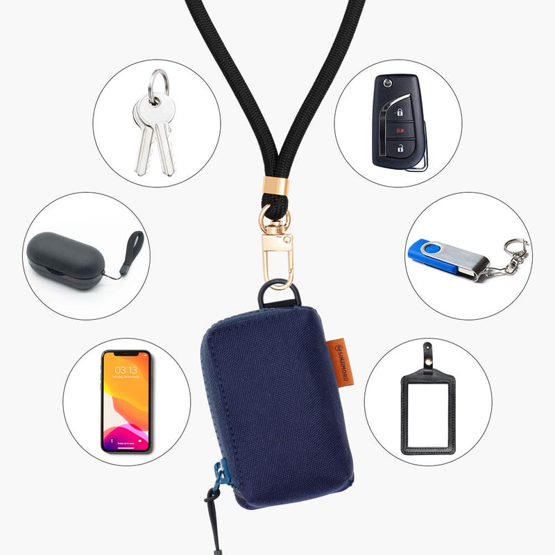 Sinjimoru Cell Phone Lanyard for Phone Case (2Packs), with Adjustable Phone Strap for Wrist Compatible with Key Holder & ID Card Holder. Sinji Strap, Black Sinjimoru Strap