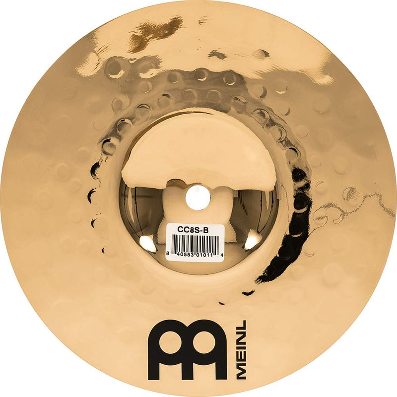 Meinl 8" Splash Cymbal - Classics Custom Brilliant - Made In Germany, 2-YEAR WARRANTY (CC8S-B)