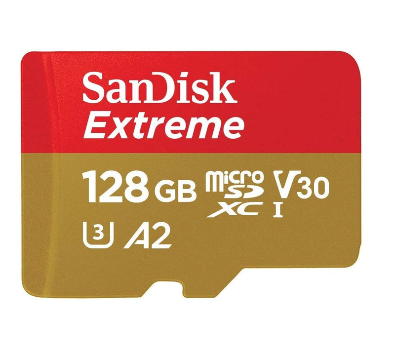 128GB Memory Card for Samsung Gear 360 Spherical Cam 4K - Sandisk Extreme UHS-3 128G micro SDXC Micro SD Bundle with (1) Everything But Stromboli Card Reader