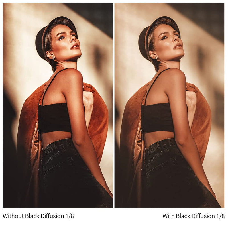 K&F Concept 67mm Black Diffusion 1/8 Filter Dream Cinematic Effect Filter with 28 Multi-Layer Coatings Hydrophobic/Scratch Resistant for Camera Lens