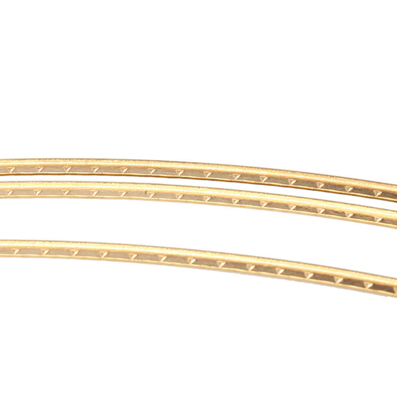 BQLZR 8ft Golden Brass Fretwire for Mandolin Banjo Box Guitar 1.5mm