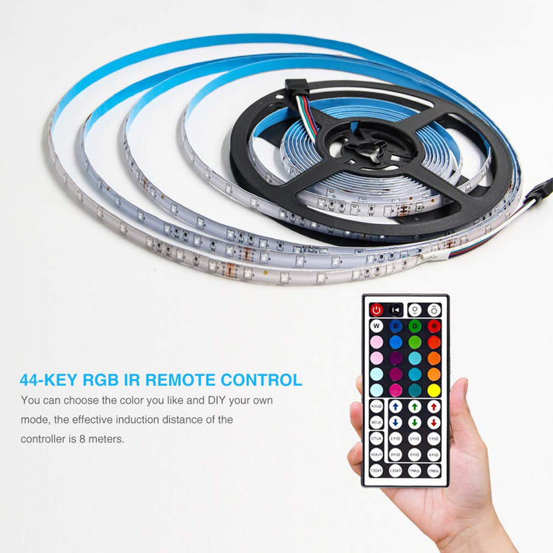 [AUSTRALIA] - Daybetter Led Strip Lights Waterproof 10M 32.8ft Color Changing RGB 3528 600 LEDs, Led Lights for Bedroom,Holiday 