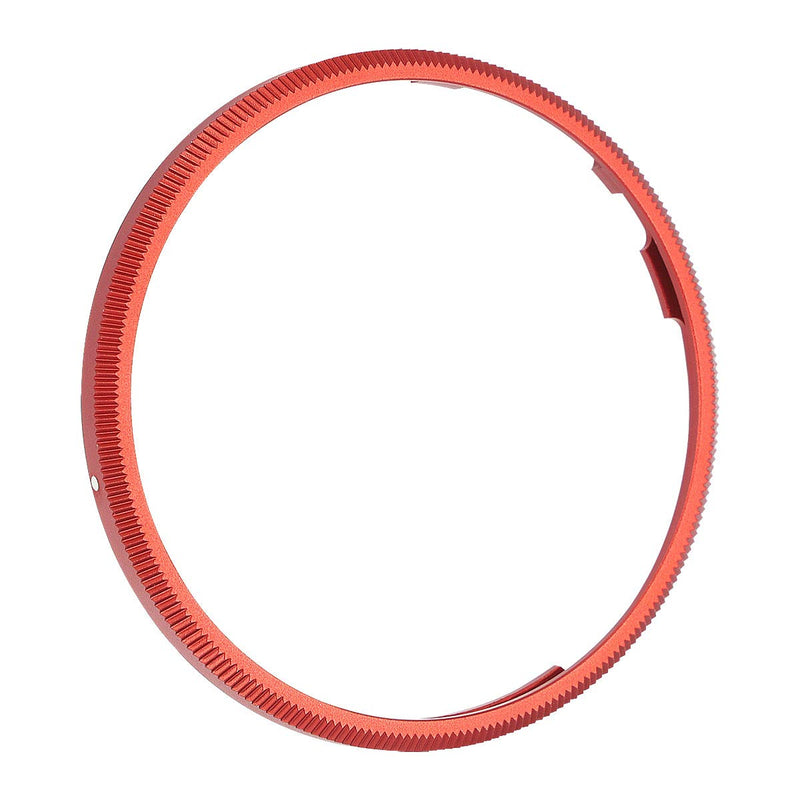 Haoge RRC-GNR Red Metal Decorate Ring Cap for RICOH GR III GRIII GR3 Camera Replaces GN-1 Ring Cap (Red)