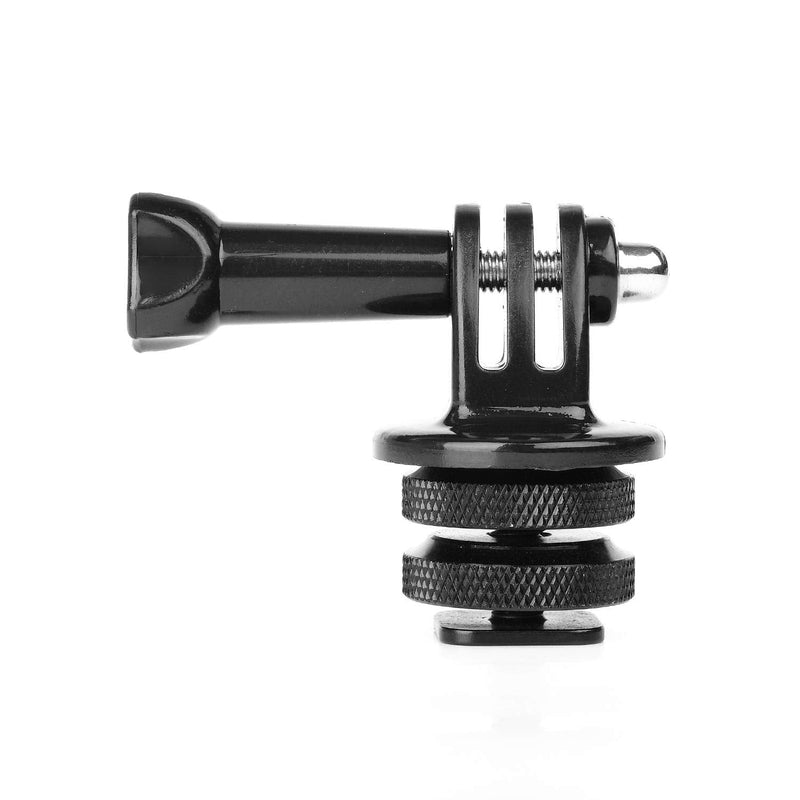 Anwenk Camera Hot Shoe Mount Adapter Compatible with GoPro Adapter Gopro Hero 7 6 5 4 Attaching on Gopro DSLR Camera or Ring Light Photography Gopro Hot Shoe Mount