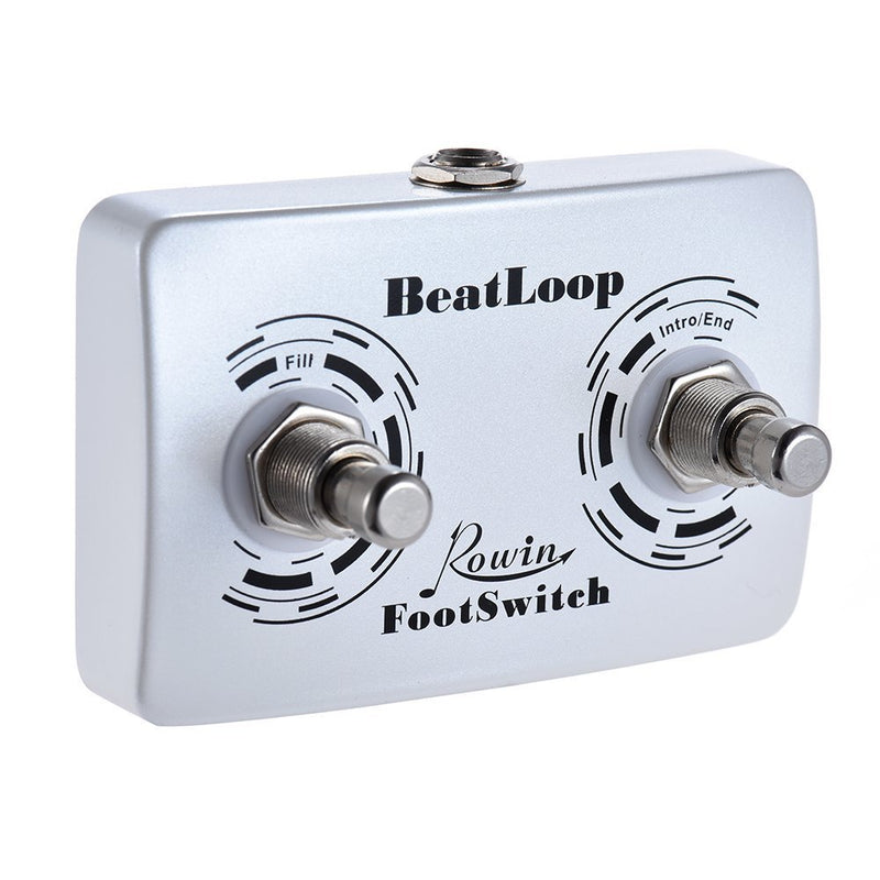 [AUSTRALIA] - Dual Momentary External Footswitch for Drum Machine & Guitar Effects Pedal Foot Switch with 6.35mm Stereo Cable 