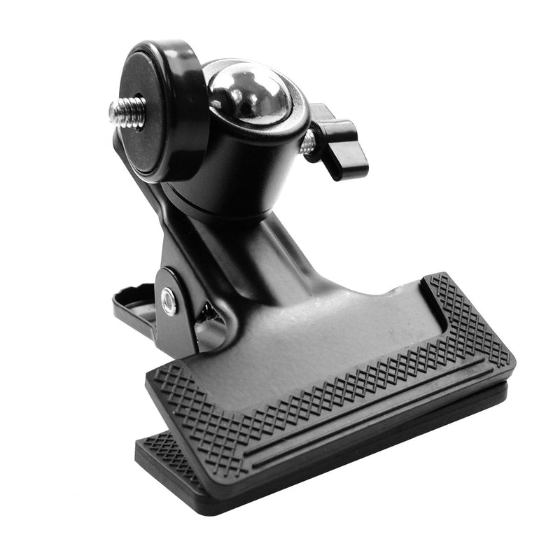 Foto&Tech 3 Pieces Metal Tripod Clip Clamp Mount 360 Mini Ball Head 1/4 Inch Screw Compatible with HTC Vive Base Station Oculus Rift Sensor Lighthouse Canon Nikon Flash Lighting Speedlite DSLR Camera