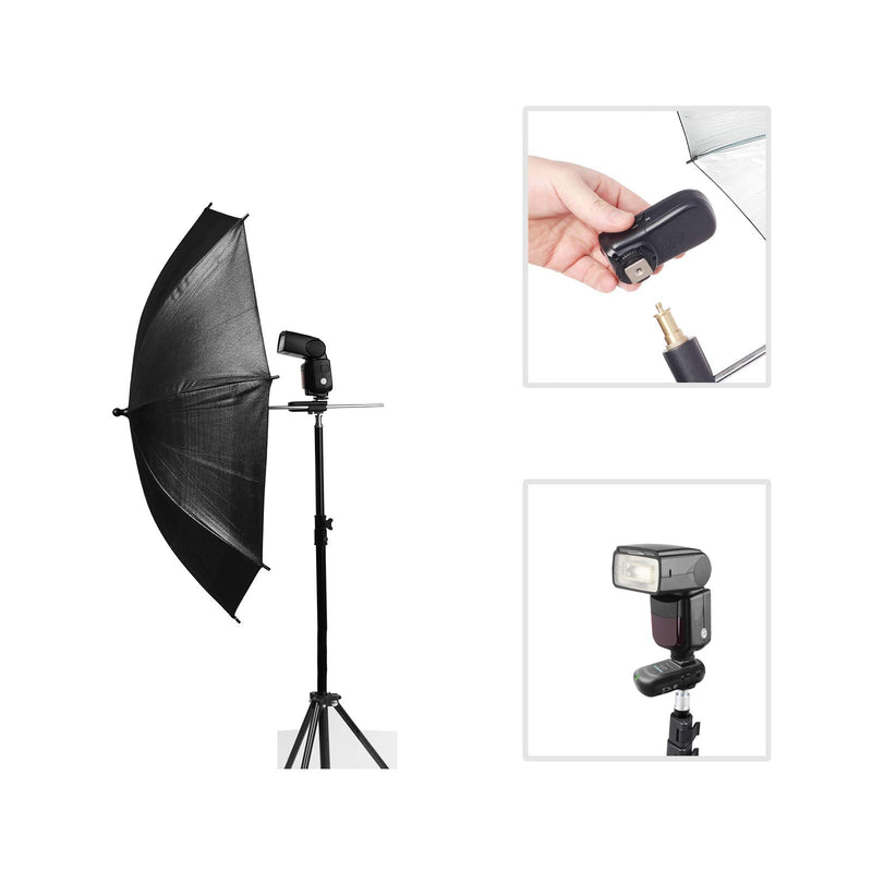 AODELAN Wireless Flash Trigger Receiver with Universal Hot Shoe Compatible with Canon, Nikon, Olympus, Panasonic, Pentax, Fuji, Samsung,Sony(Except Sony Flashes)