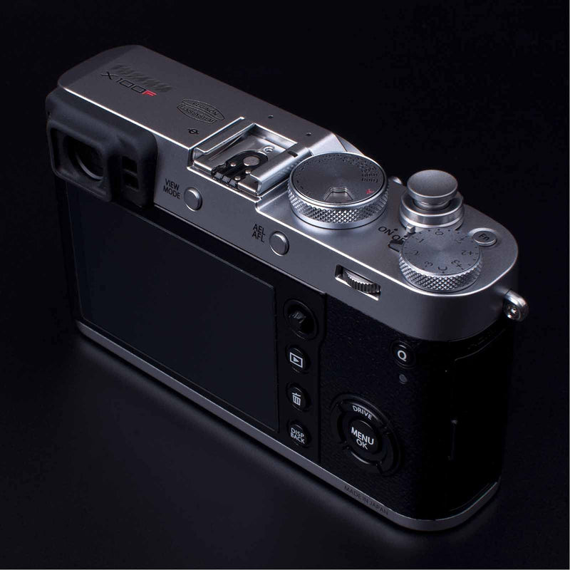 VKO Gray Soft Metal Shutter Release Button Brass Compatible with Sony DSC-RX1RII RX10IV RX10III RX10II RX10 X-T4 X-T30 X-T3 X100F X-T20 X-PRO2 X30 X-T2 Camera 11mm Concave 10mm Convex Surface(2 Pack) Grey