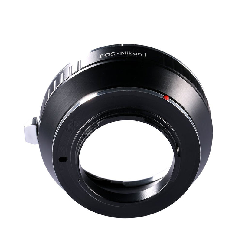 K&F Concept Lens Mount Adapter, Canon EOS EF Mount Lens to Nikon 1-Series Camera, fits Nikon V1, J1 Mirrorless Cameras, fits EOS EF, and EF-S Lenses