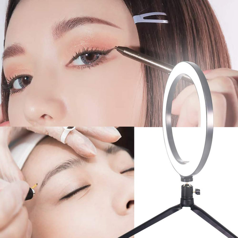 10" Desk-top LED Selfie Ring-Light with Stand,Holder,Remote-Control,ARO de luz Tripod for iPhone,Live Stream,Makeup,YouTube,TikTok Video Stuff