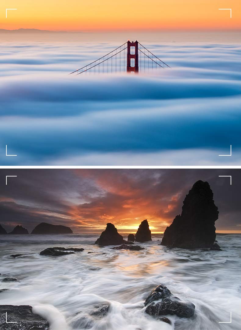 QKOO ND Filters for GoPro Hero 9 Black - Neutral Density ND4/8/16/32/64 Lens Filters (Directly Replace The Standard Protective Lens On Your Camera)