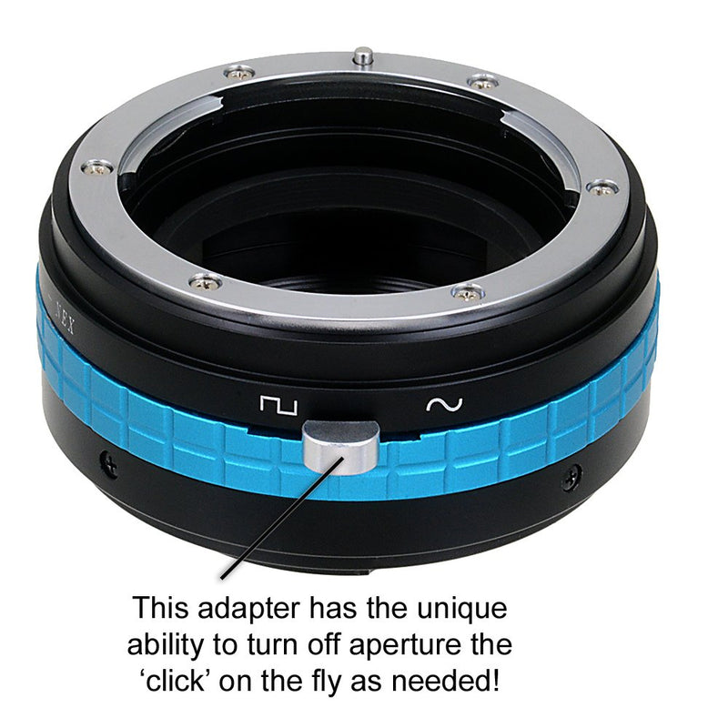 [AUSTRALIA] - Fotodiox Pro Lens Mount Adapter with Aperture Dial (Switchable for Clicked or De-Clicked Aperture), Nikon G and DX type Lens to Sony E-Mount NEX Camera, Nikon G - NEX Pro Camera Adapter, fits Sony NEX-3, NEX-5, NEX-5N, NEX-7, NEX-7N, NEX-C3, NEX-F3, So... 