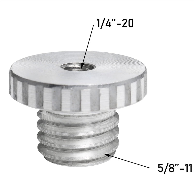 [AUSTRALIA] - LUORNG 2PCS 1/4 to 5/8 Screw Tripod Adapter Threaded Screw Adapter for Tripod Laser Level Adapter 