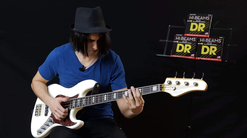 DR Strings Hi-Beam - Stainless Steel Round Core Lite 5 String 40-120