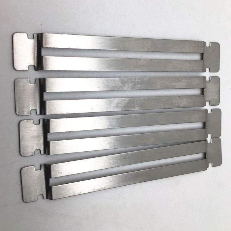 Liyafy 6Pcs Stainless Steel Guitar Fingerboard Luthier Tool for Dressing and Polishing Frets