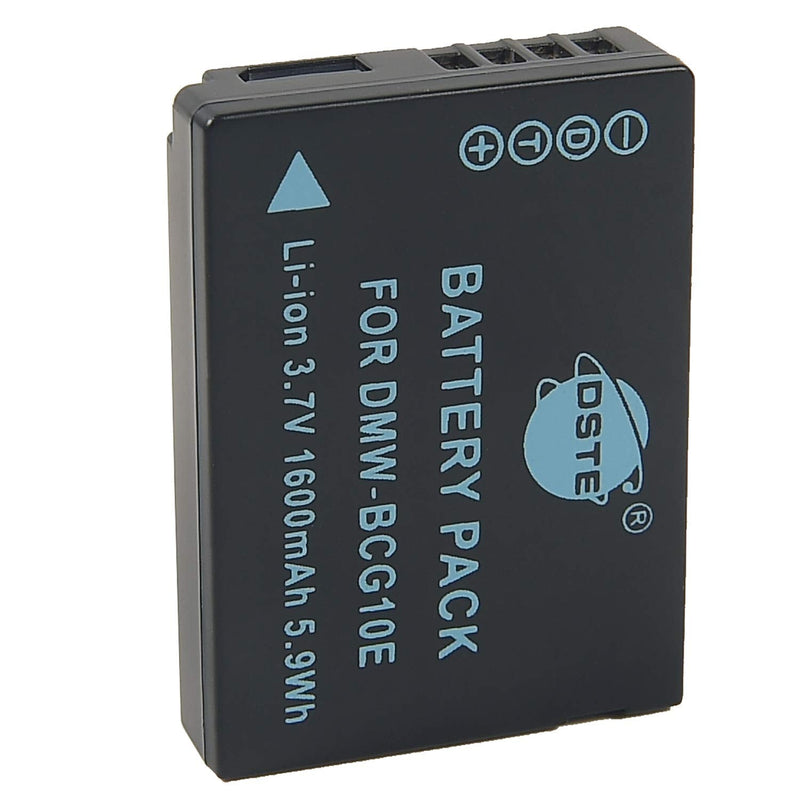 [AUSTRALIA] - DSTE® DMW-BCG10E Battery + DC57 Travel and Car Charger Adapter Compatible Panasonic Lumix DMC-ZS10 ZS15 ZS19 ZS20 ZS25 ZX3 TZ8 TZ10 TZ18 TZ19 TZ20 TZ25 ZR1 ZR3 Camera 