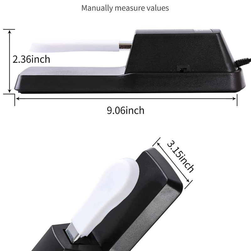Aodsk Sustain Pedal for Keyboard Digital Piano Foot Pedal Universal