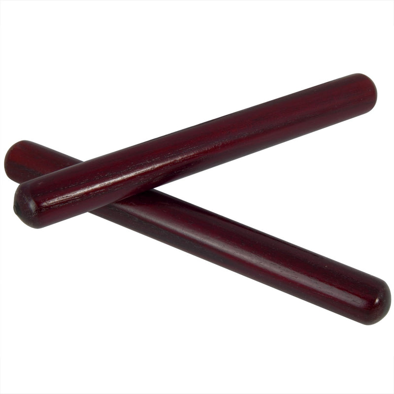 TIGER CLA7-RD | Redwood Finish Wooden Claves | 20 cm Length Pair of Claves