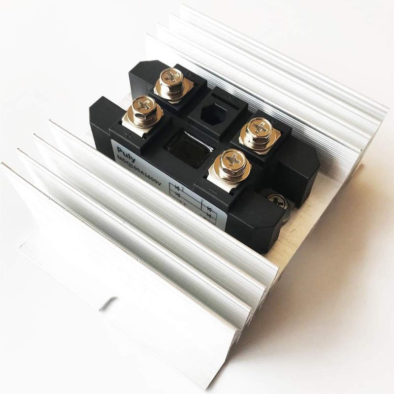 Puly Bridge Rectifier MDQ-100A 100A 1600V Full Wave diode Module one Phase with Radiator