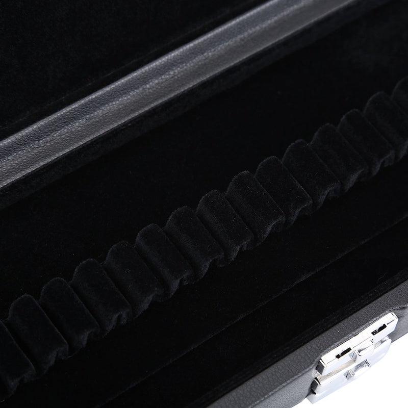 VGEBY Reed Cas,Oboe Case Reedcase, 2 Layers Storage Box for 40pcs Oboe Reeds with Wooden + PU Leather Cover Reed Case Holder