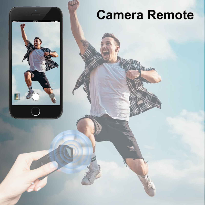 Bluetooth Kindle Page Turner Remote for iPad - Can Also be Tiktok Remote, Camera Remote, Music Remote and Powerpoint Remote Clicker for iPhone，Gifts for Him