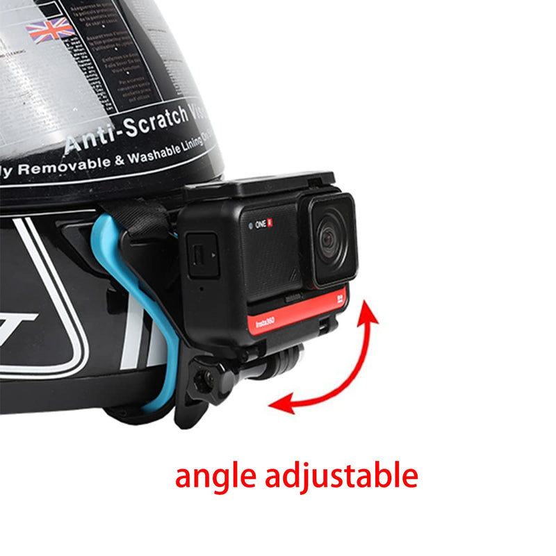 Helmet Chin Mount for Mobile Phone and GoPro, Motorcycle Strap Holder for iPhone Samsung,Compatible with GoPro Hero 9,8,7,6,5,4/3, Insta360 One R, AKASO,DJI OSMO,Etc and Most Action Cameras