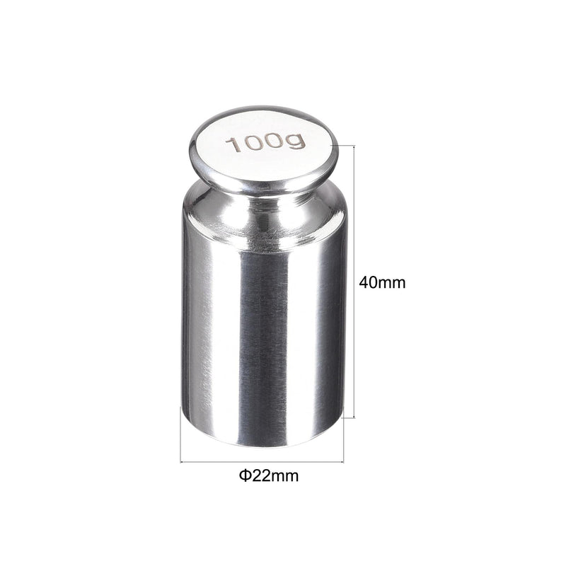 uxcell Gram Calibration Weight 100g M1 Precision Stainless Steel for Digital Balance Scales