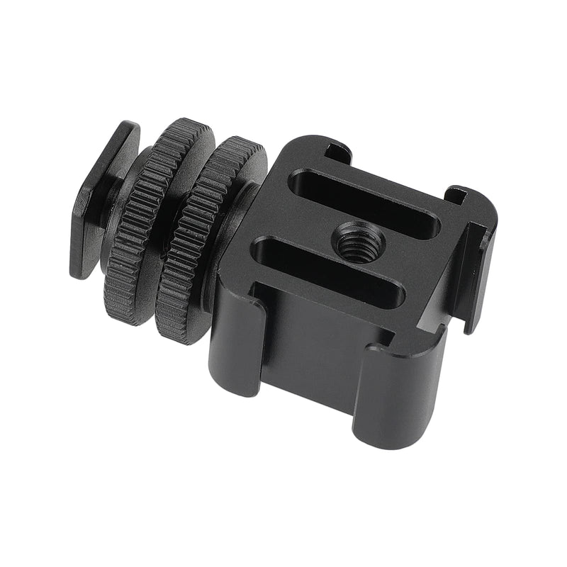 CAMVATE 3-Way Cold Shoe Mount Bundle with Adjustable Shoe Mount Adapter - 2890