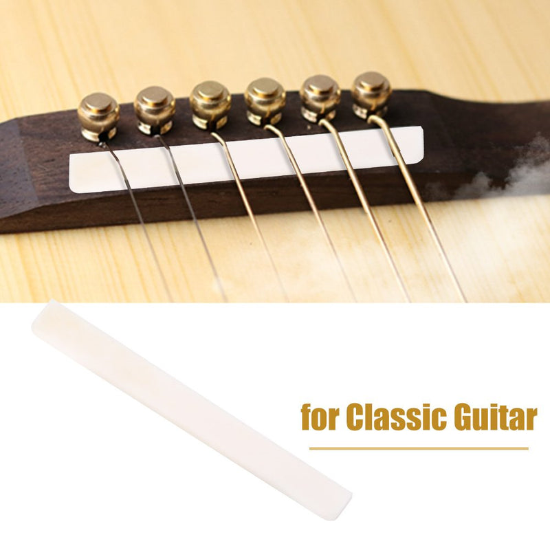 Guitar Bone Bridge Saddle Nut Rosewood Wood Guitar Bridge Set for Classical Guitar Replacement