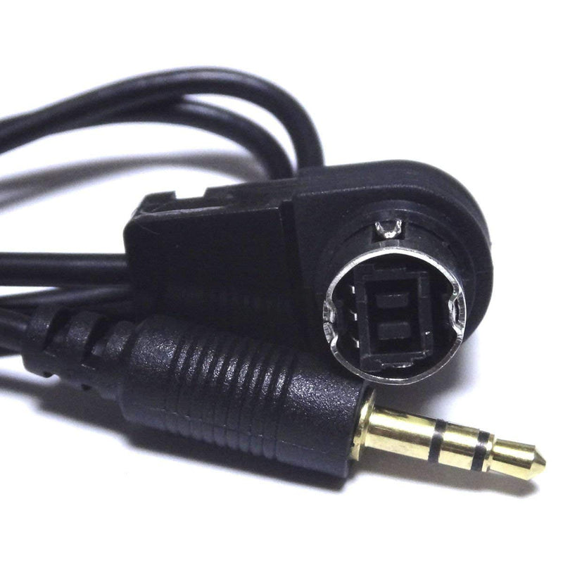 eoocvt Car Audio 3.5mm Jack Aux Cable Ai-net Adapter Compatible for JVC Alpine CD KS-U58 PD100 U57 U29 for MP3