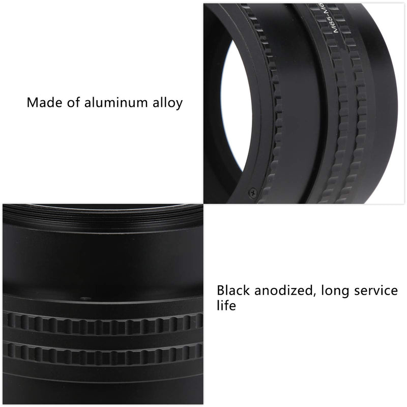 S erounder Focusing Helicoid Adapter, M65M65 2555mm Camera Adjustable Focusing Helicoid Adapter Macro Extension Tube Adapter Converter Connector