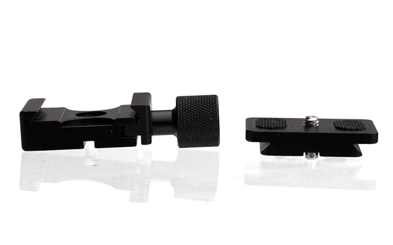 Fotasy 25mm Arca Swiss Type Clamp, Arca QR Clamp, 25 mm Arca Clamp, Small Tiny, Light Weight, Arca Swiss Clamp, Quick Release Clamp, Tripod Mount Adapter, for Tripod Head Monohead, 25mm Arca Plate 90mm