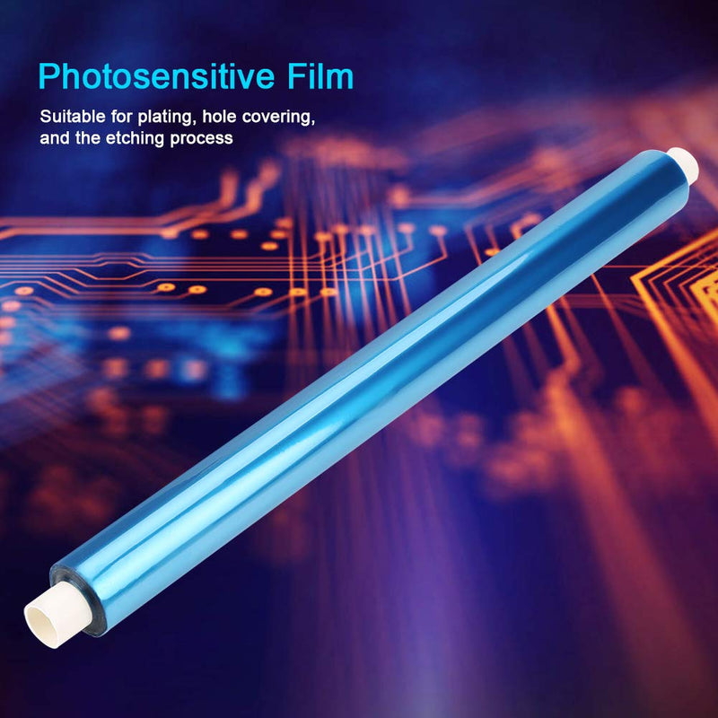 Fafeicy 30cm x 5m P-C-B Photosensitive Dry Film, for Circuit Production Photoresist Sheets Portable Electronic Components