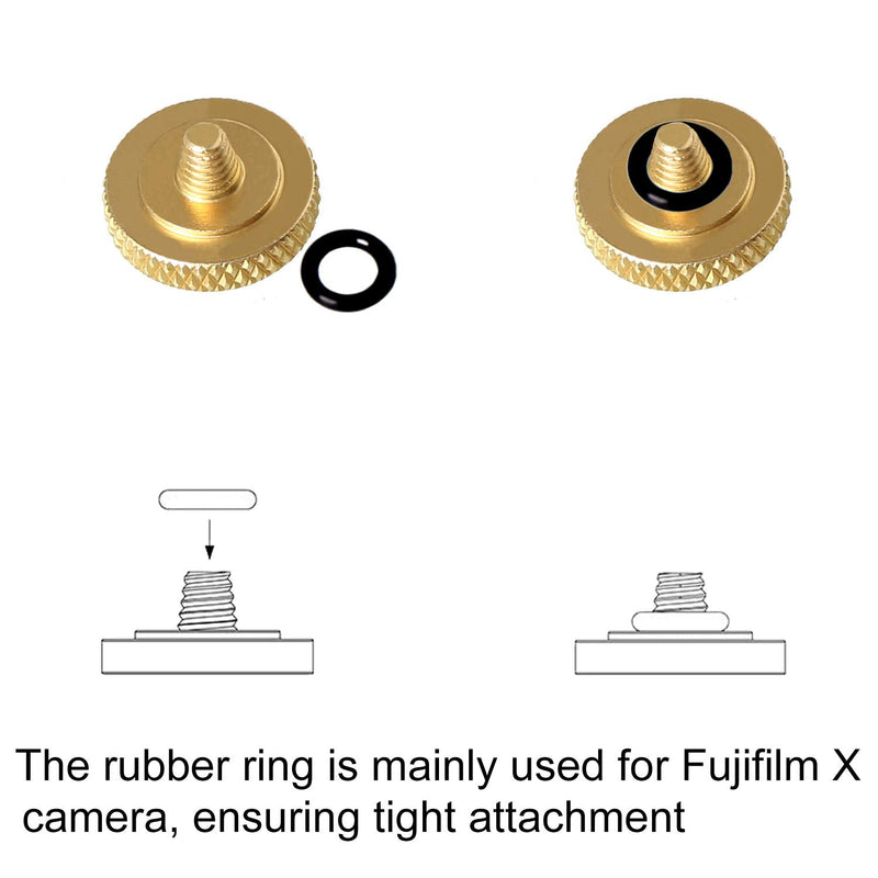 Soft Shutter Release Button, High-end Pure Copper Camera Shutter Button (3 Pack) gold silver black